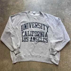 Vintage 90's UCLA Russell Athletic Crewneck Made in USA Size XL